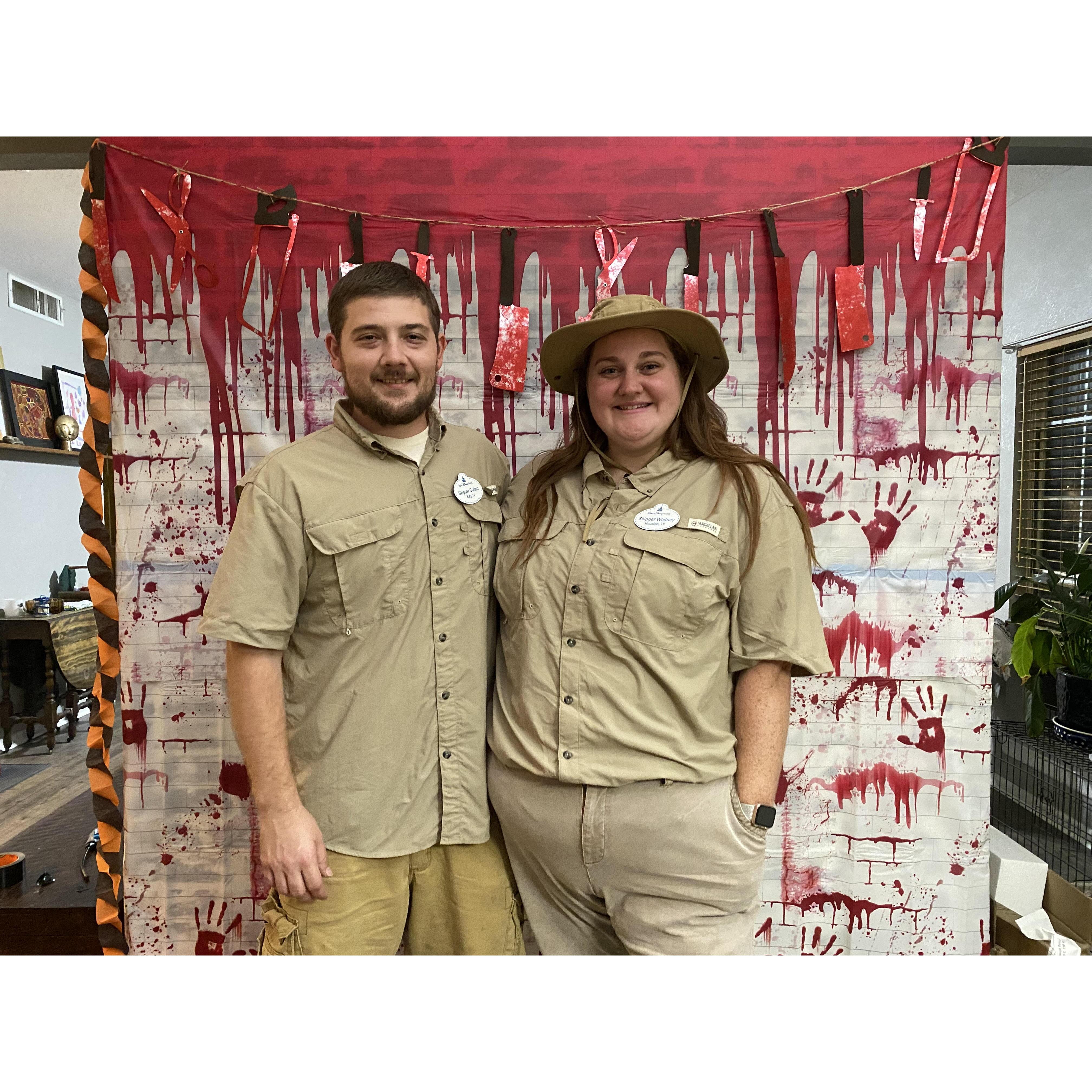 We always dress up for Halloween