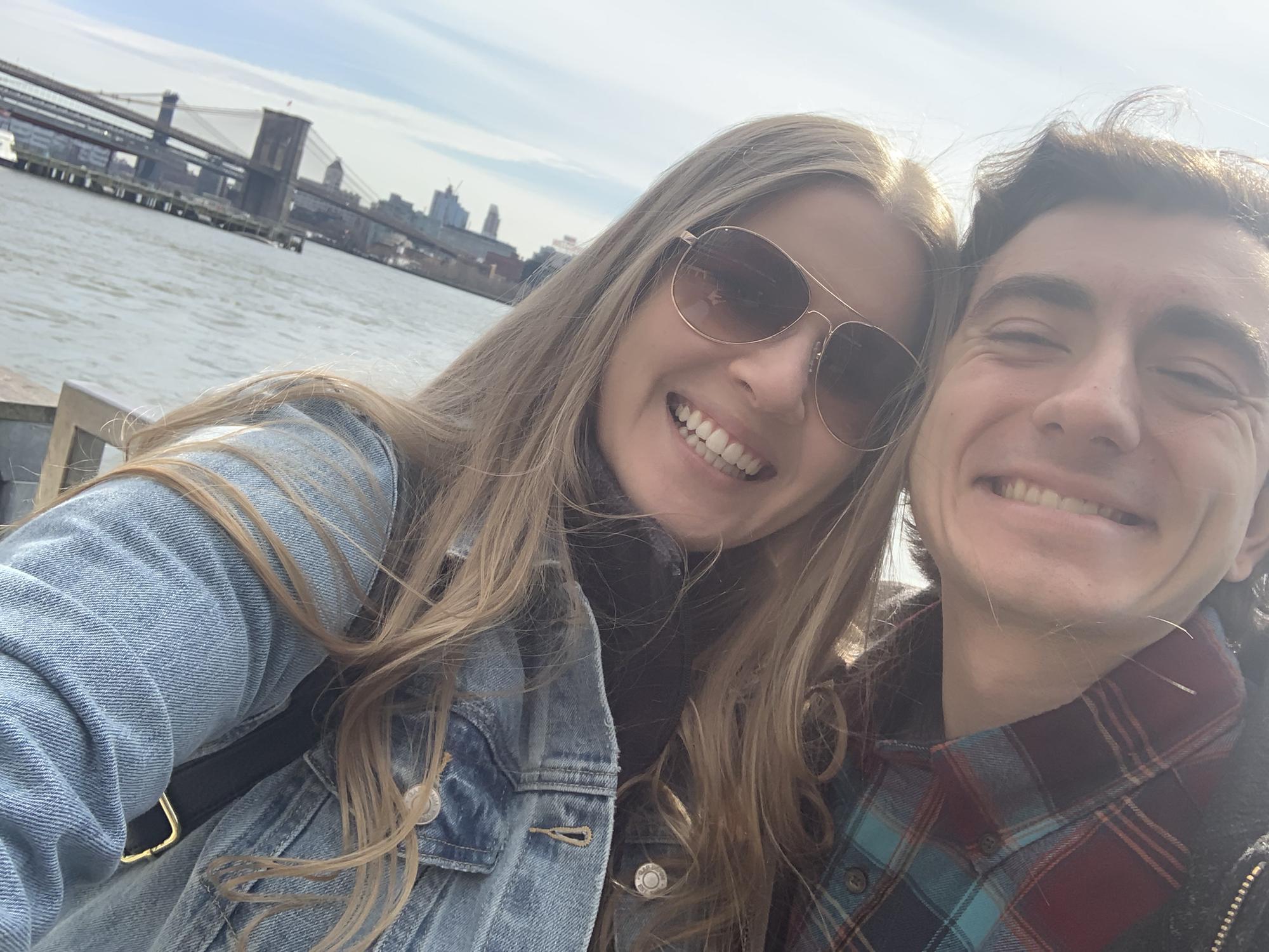 One of our many trips to New York!