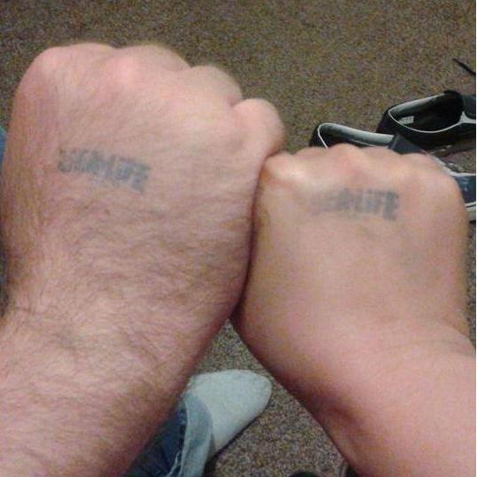 Got stamped together! ("Sealife" )