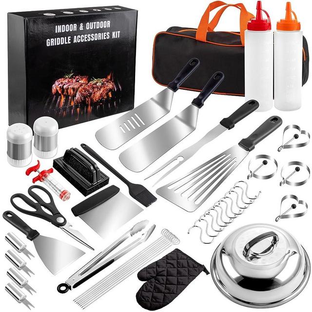 Supernal 45pcs Blackstone Griddle Accessories,Fat Top Grill Accessories,Grill Accessories,Grill Set for Outdoor Grill,Grilling Gifts for Men,Camping,Backyard