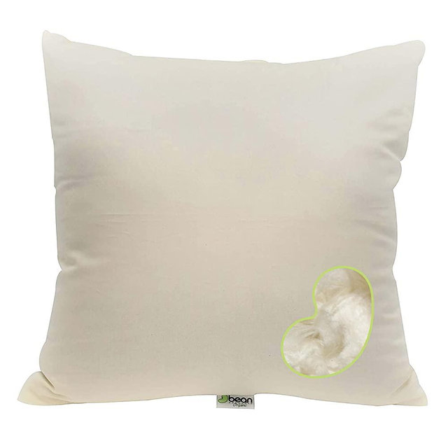 Bean Products 26" x 26" Euro Pillow - Organic Cotton - Kapok Fill