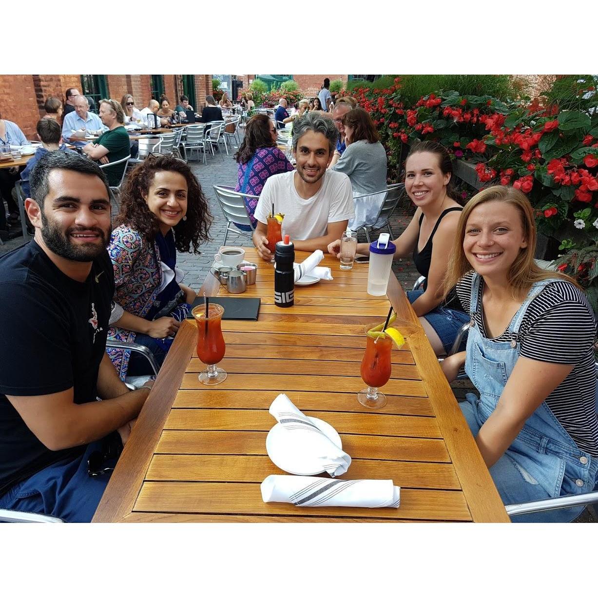 Checking out Toronto with Maryam, Bahman and Lauren!