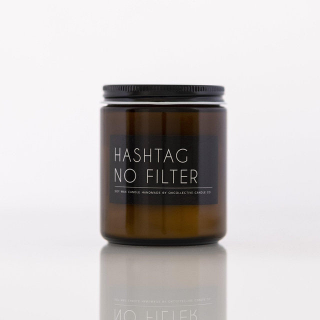 Hashtag No Filter Soy Candle