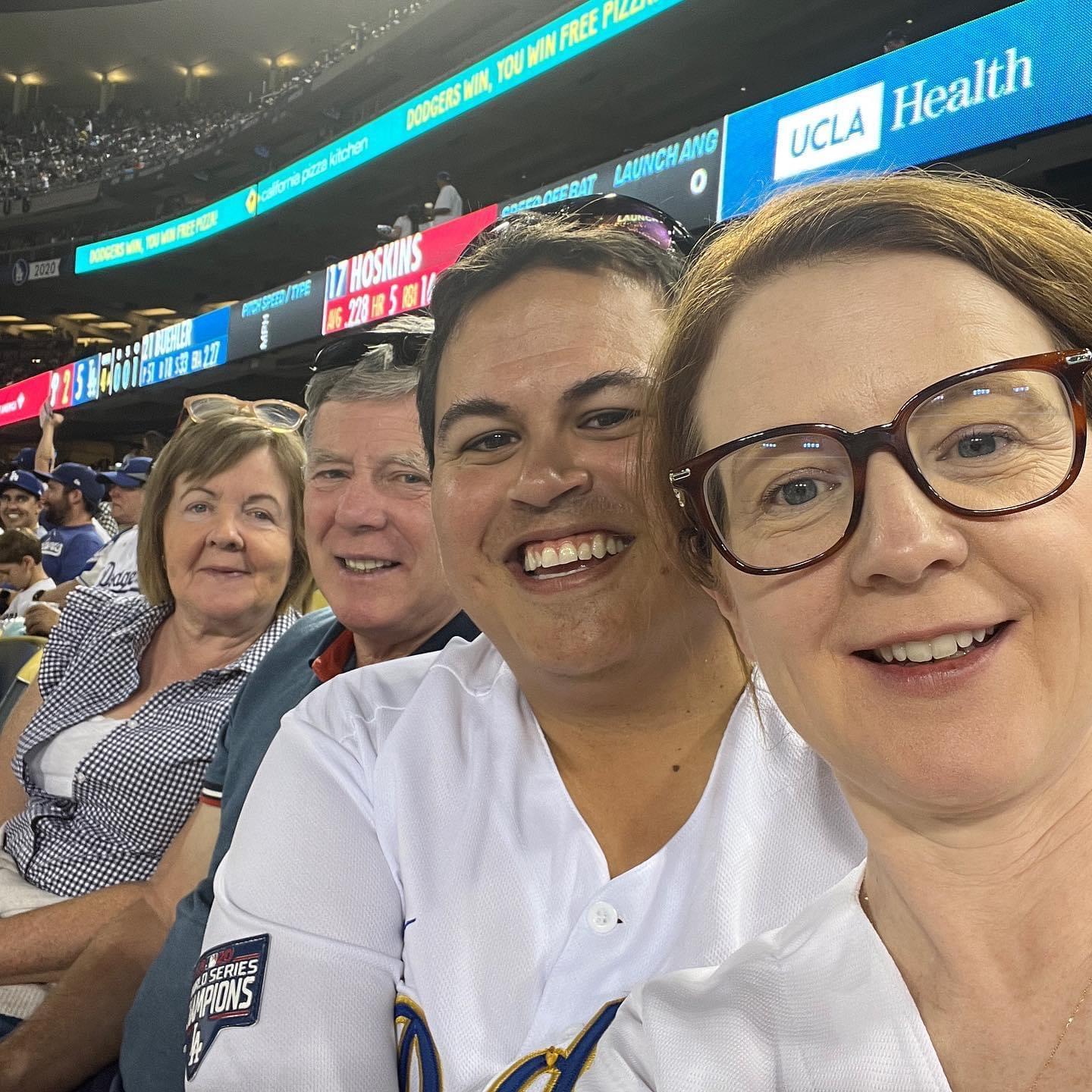 The future in-laws in town.