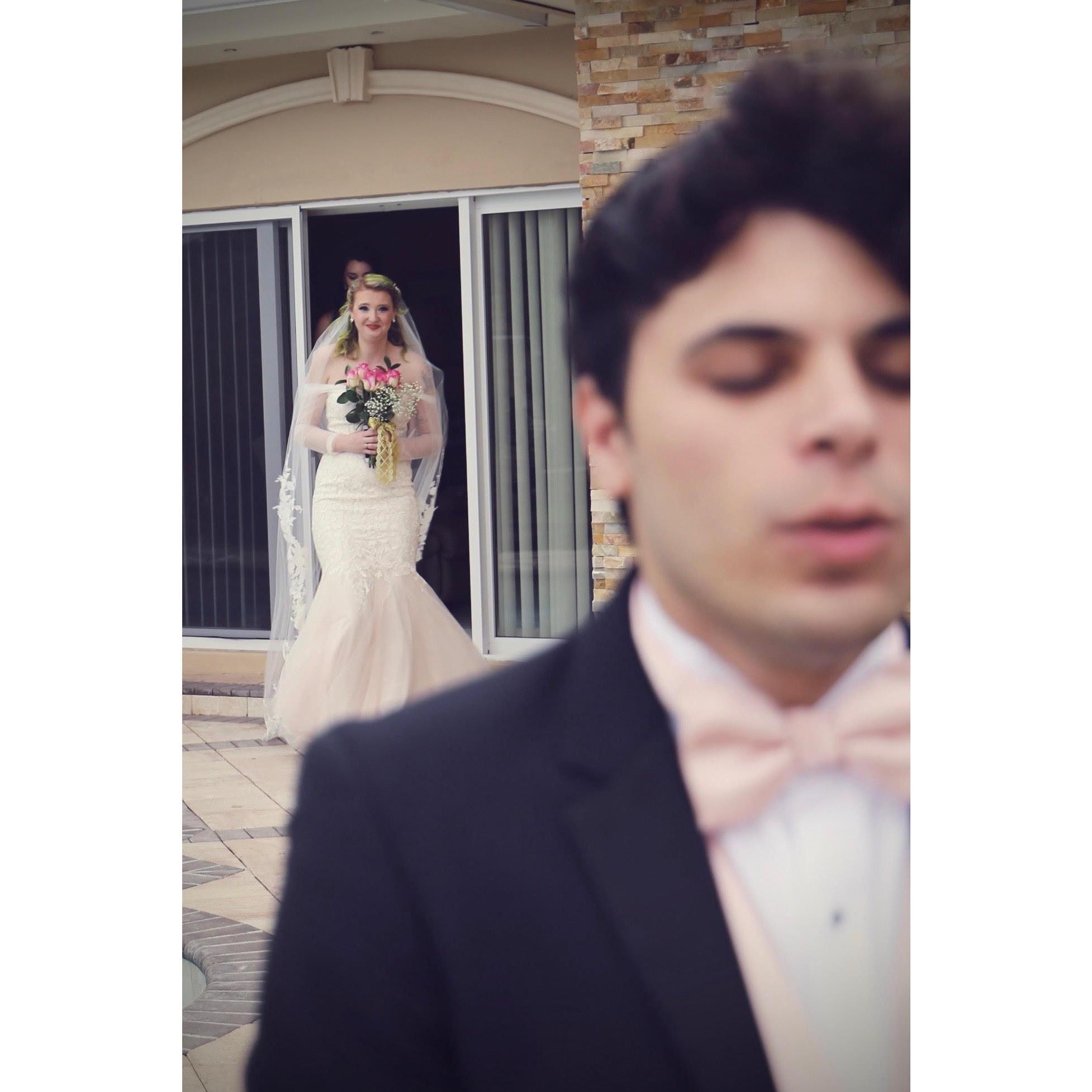 Our first wedding