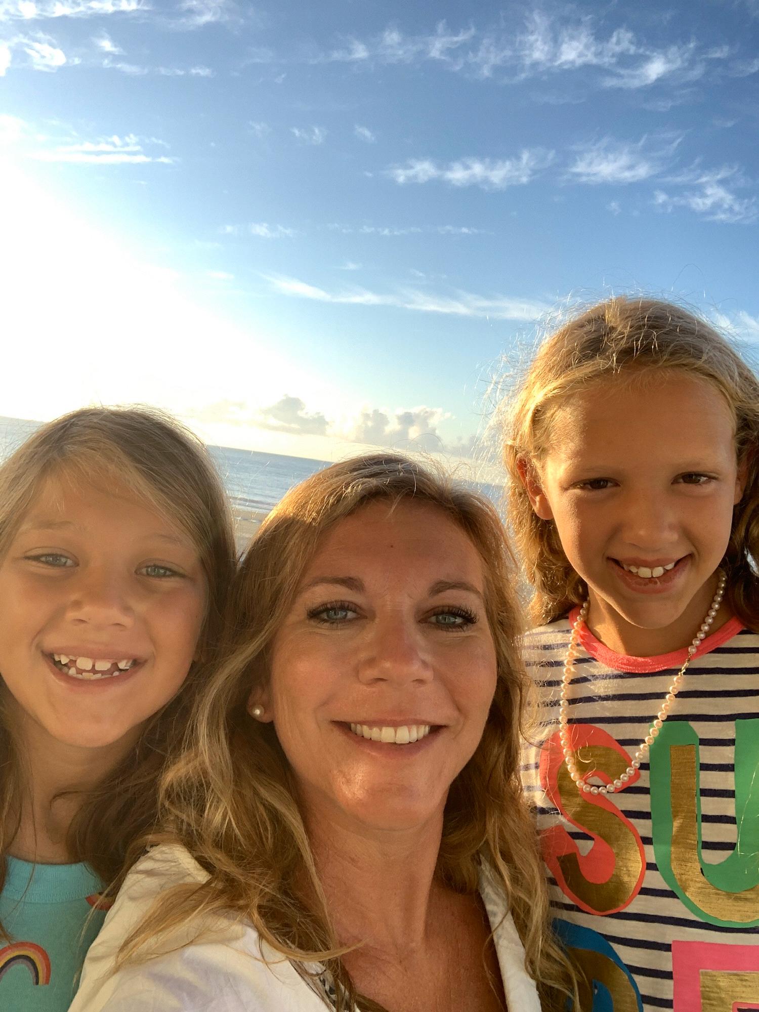Bonny with her nieces Josie and Ani
