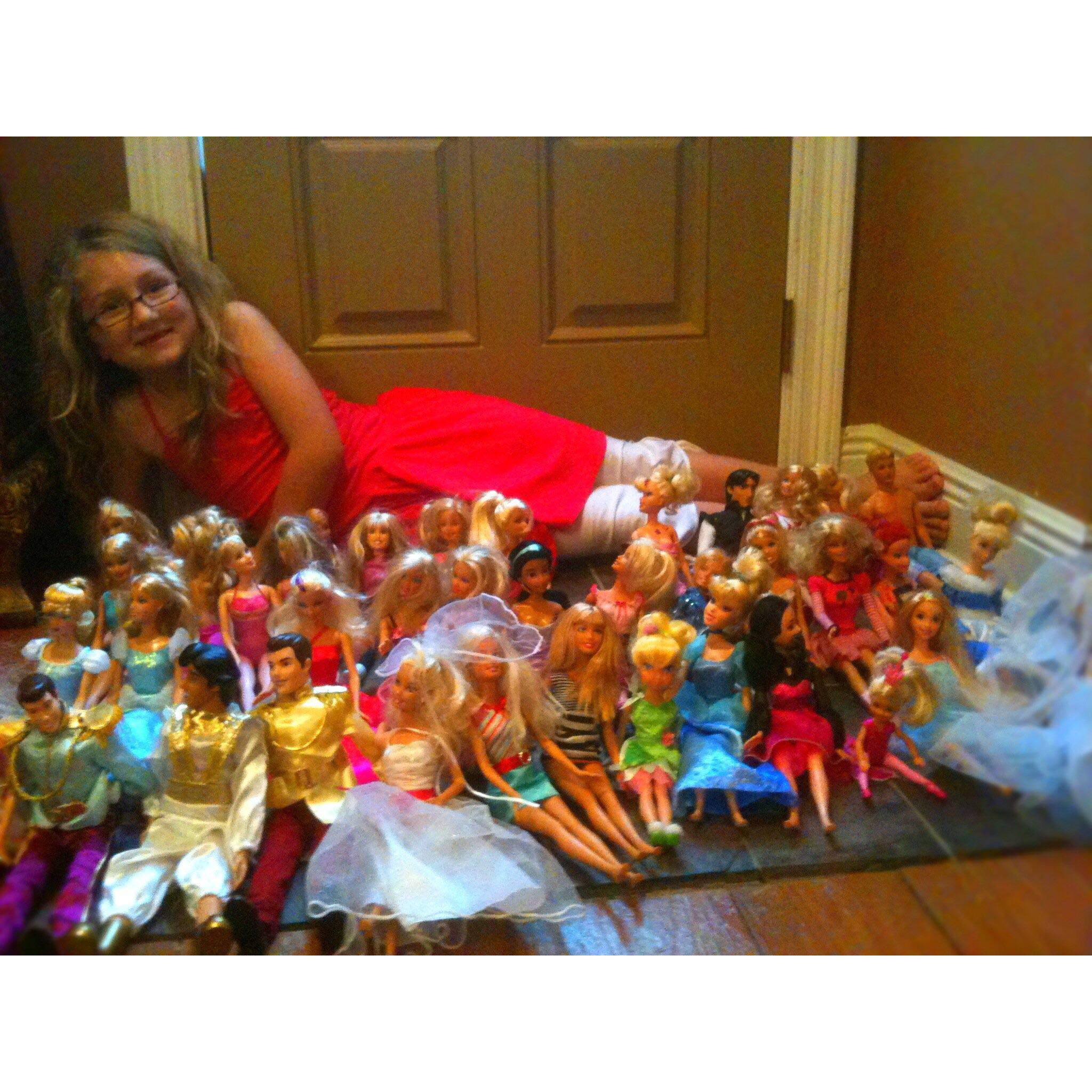 Kenzie's Barbie Doll Collection