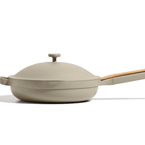 Our Place Large Always Pan 2.0-12.5” (4 Qt) Nonstick, Toxin-Free Ceramic Cookware | Patented 10-in-1 Aluminum Frying & Sauté Pan | Safe for Oven, Induction & All Cooktops up to 450°F | Steam