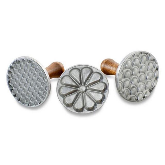 NordicWare Heirloom Cast Cookie Stamps, 3-Piece