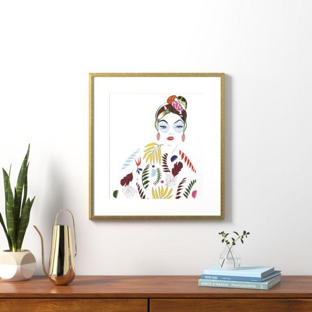 ophelia with gold frame 24.5"x26.5"