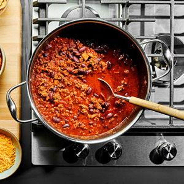 Hybrid Stock Pot with Lid, 8-Qt