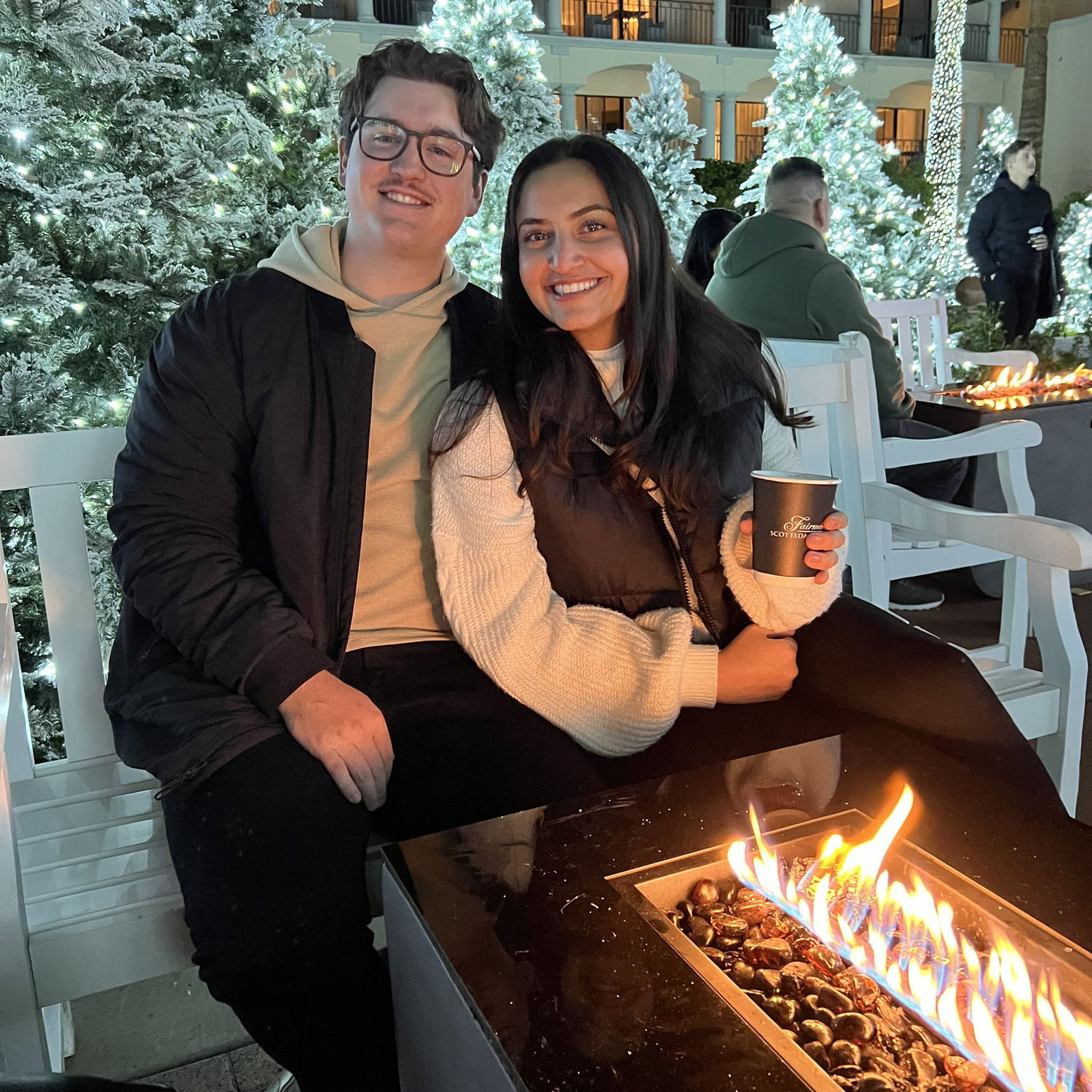 hot chocolate at the Princess Hotel!