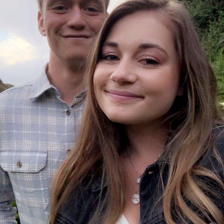 This was taken on our one year anniversary in 2021