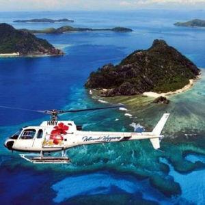 Helicopter Ride in Fiji Islands