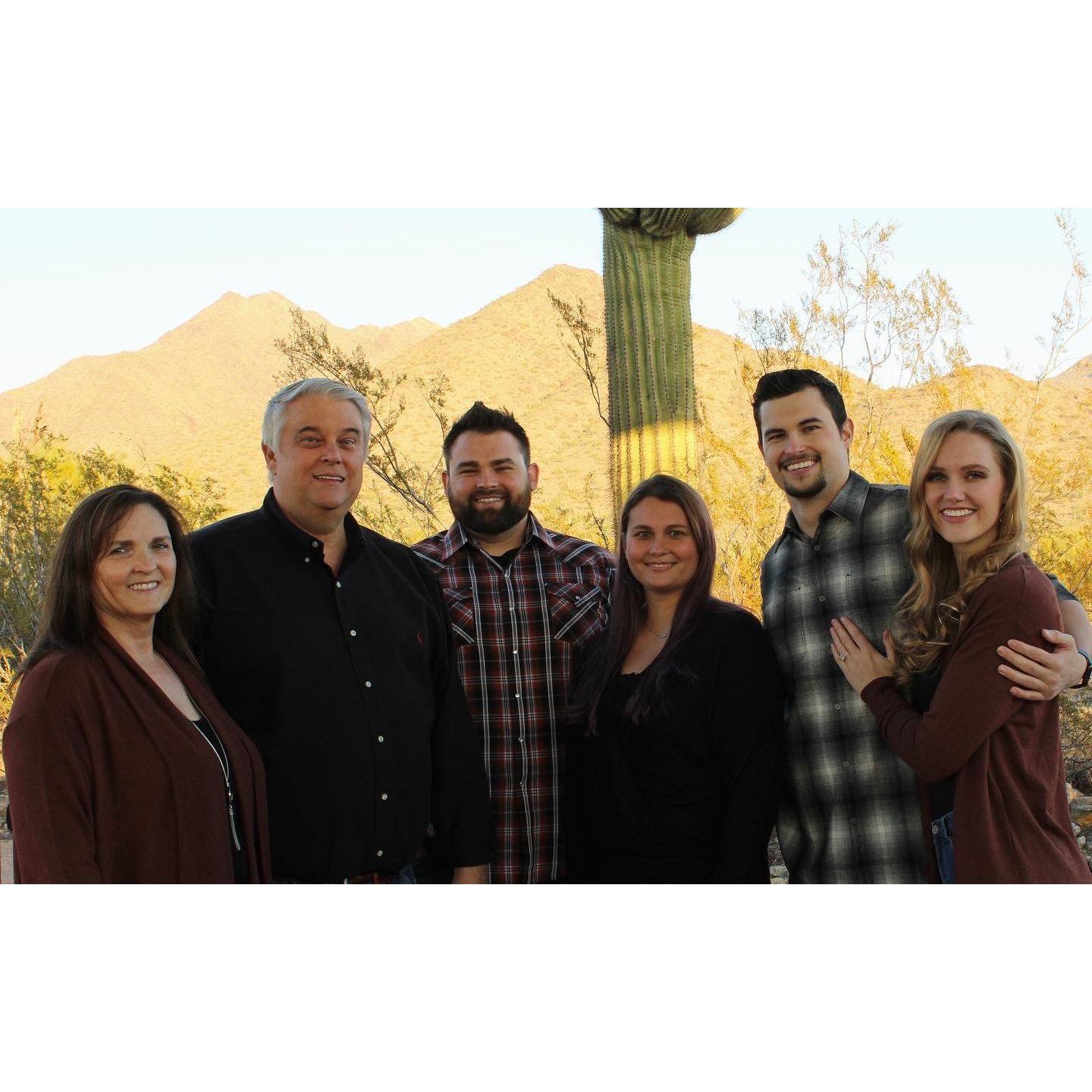 First Family Photo as Larson Party of 6 <3