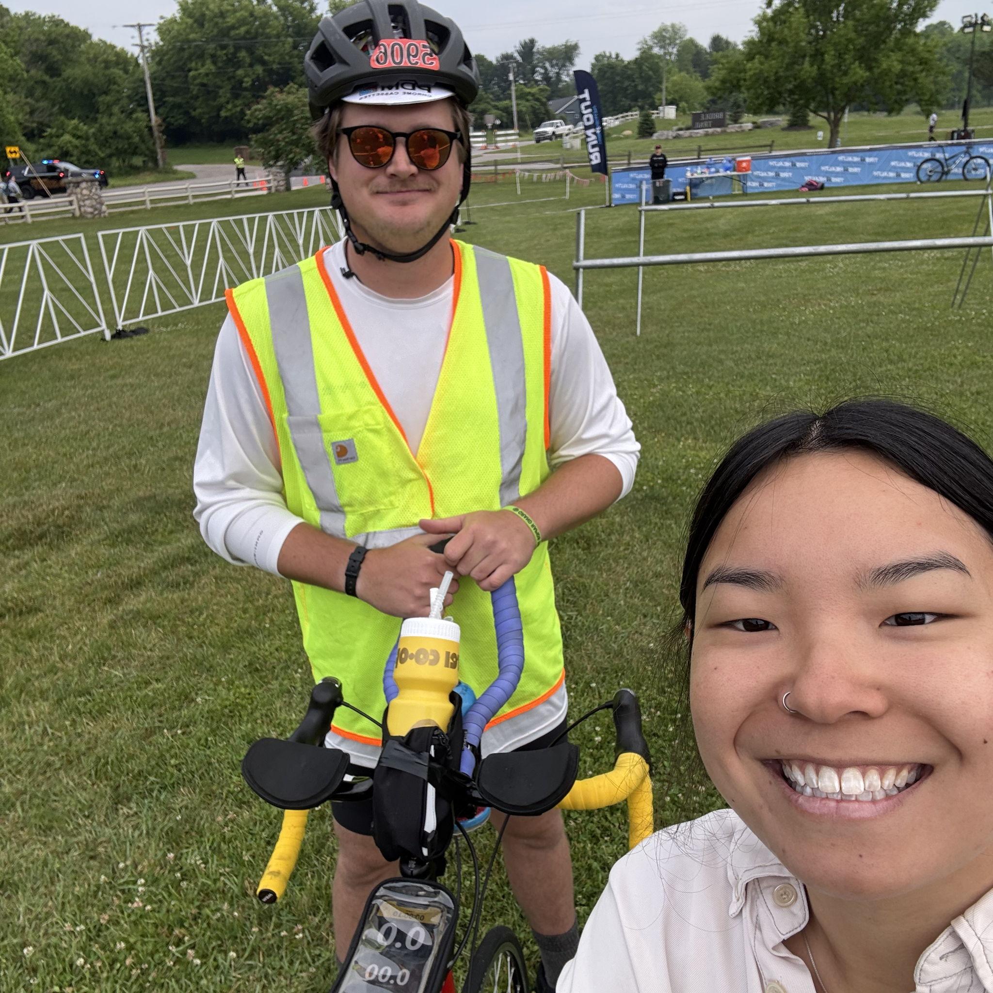 Alex got to support Mike on his first triathlon! Go honey!