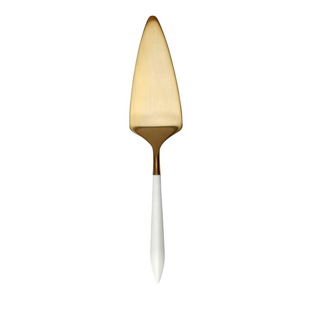 VIETRI Ares Oro and White Pastry Server