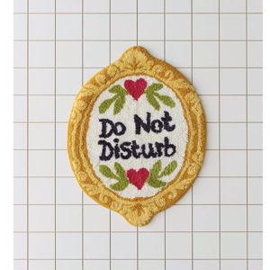 Do Not Disturb Frame Bath Mat