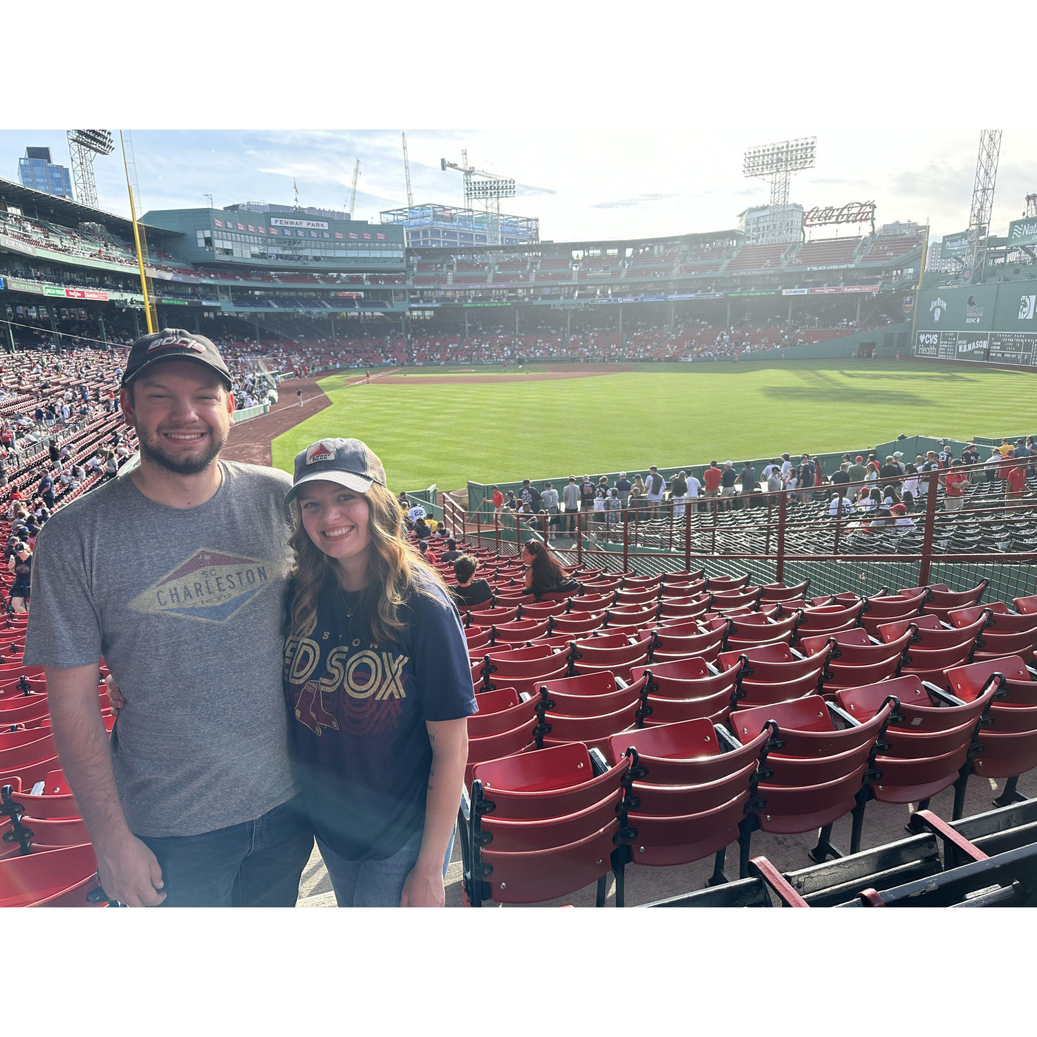 The Red Sox game in Boston!