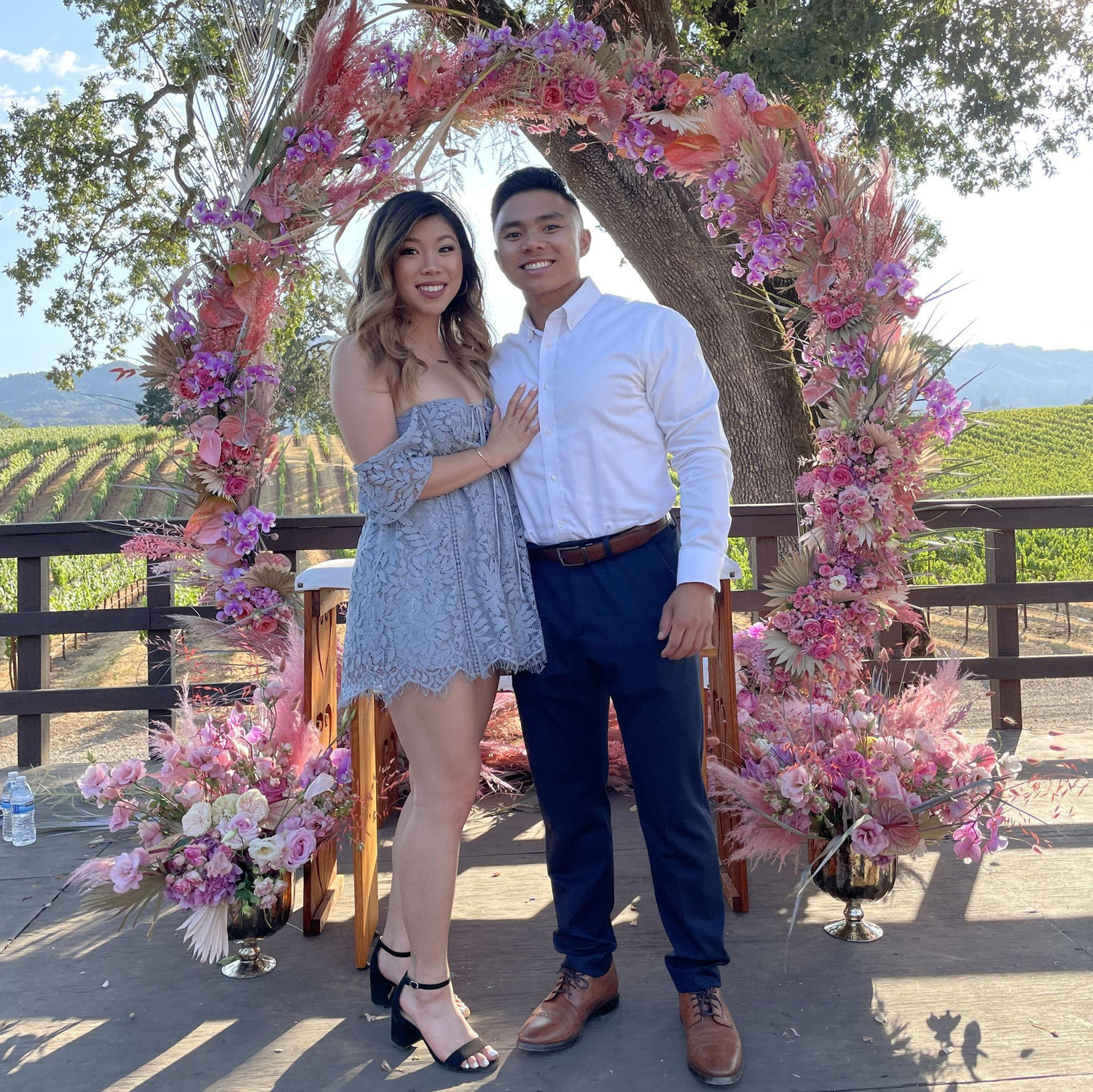2021 - Attended our first wedding together
