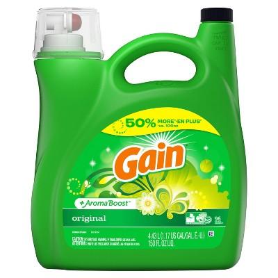 Gain HEC Original Liquid Laundry Detergent - 150oz