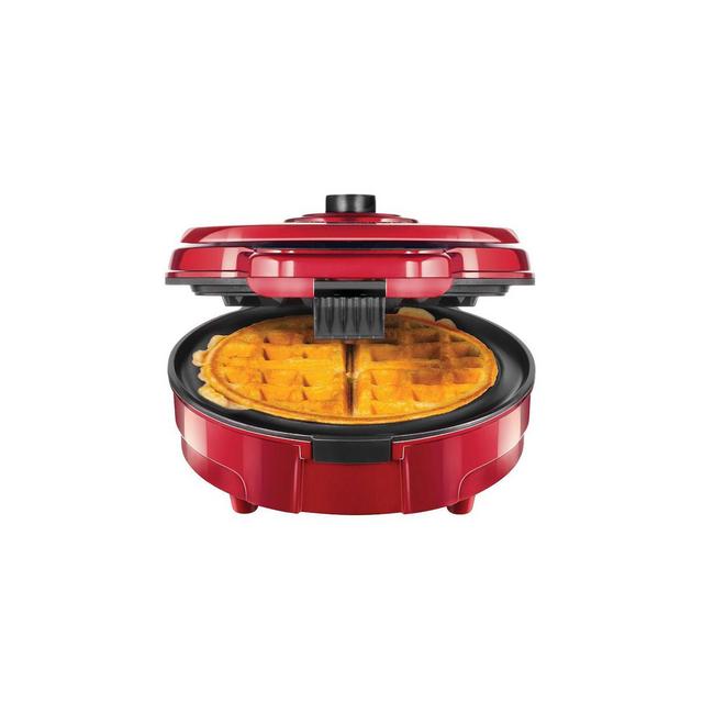 Chefman Anti-Overflow Waffle Maker - Red