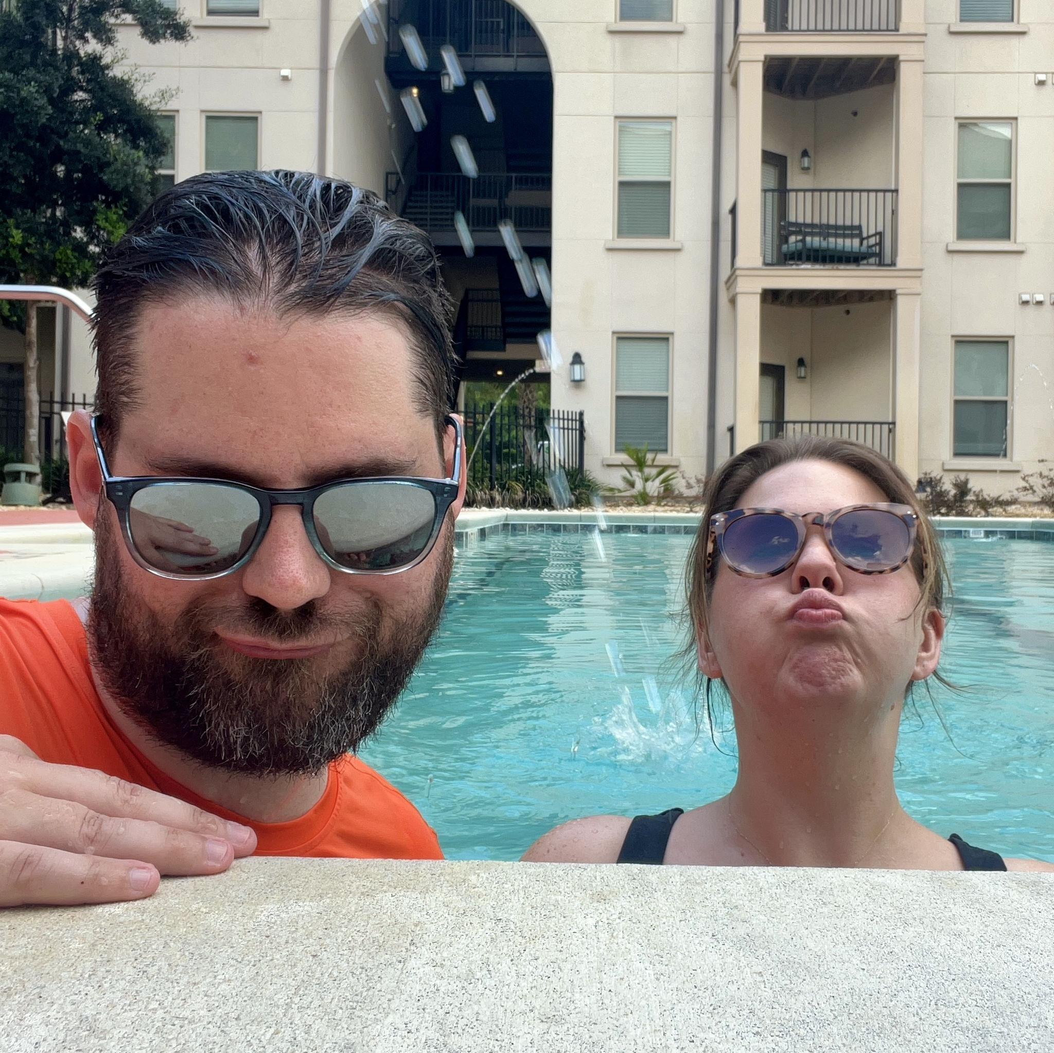 Laughing together is our favorite pastime.