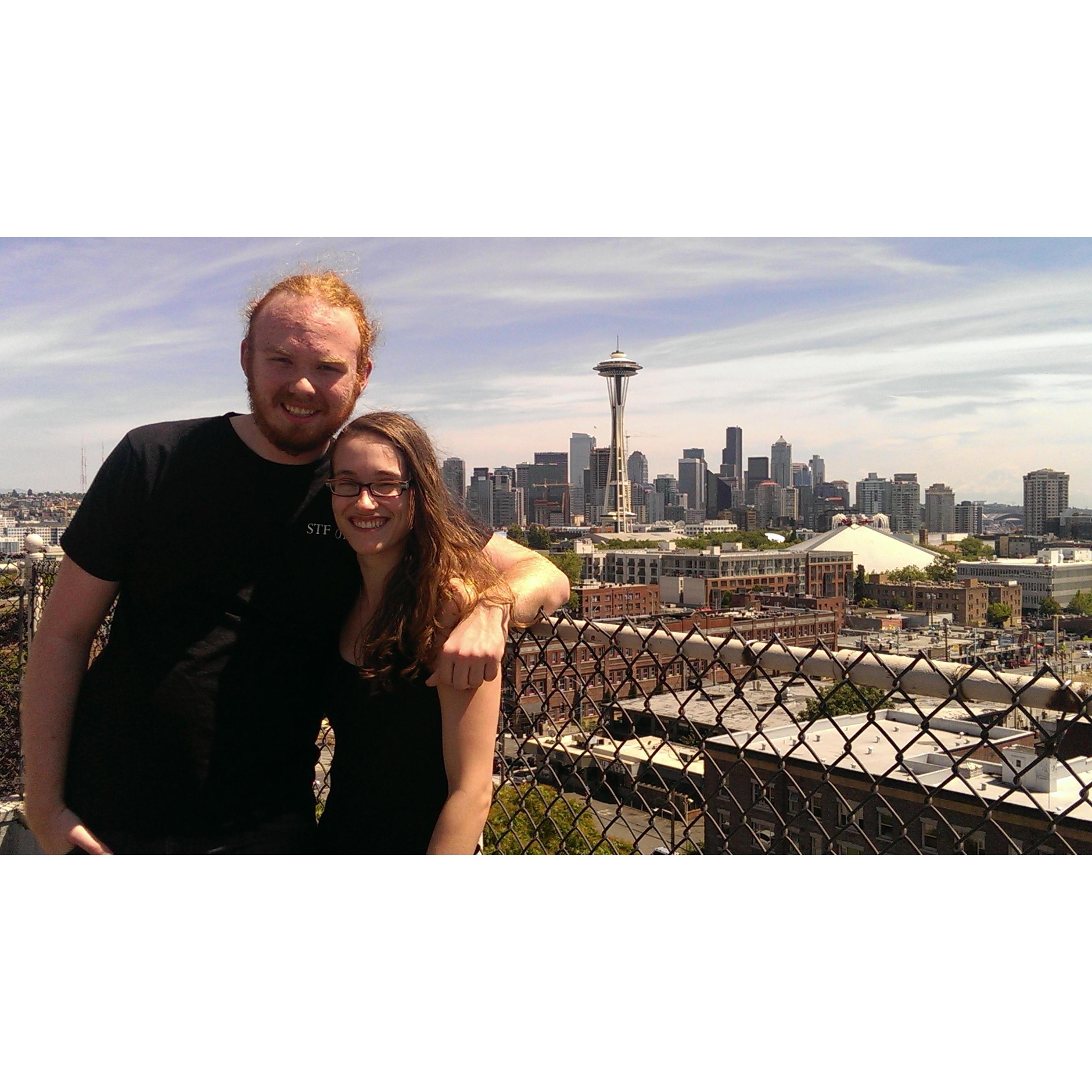 Roof of our first apartment!