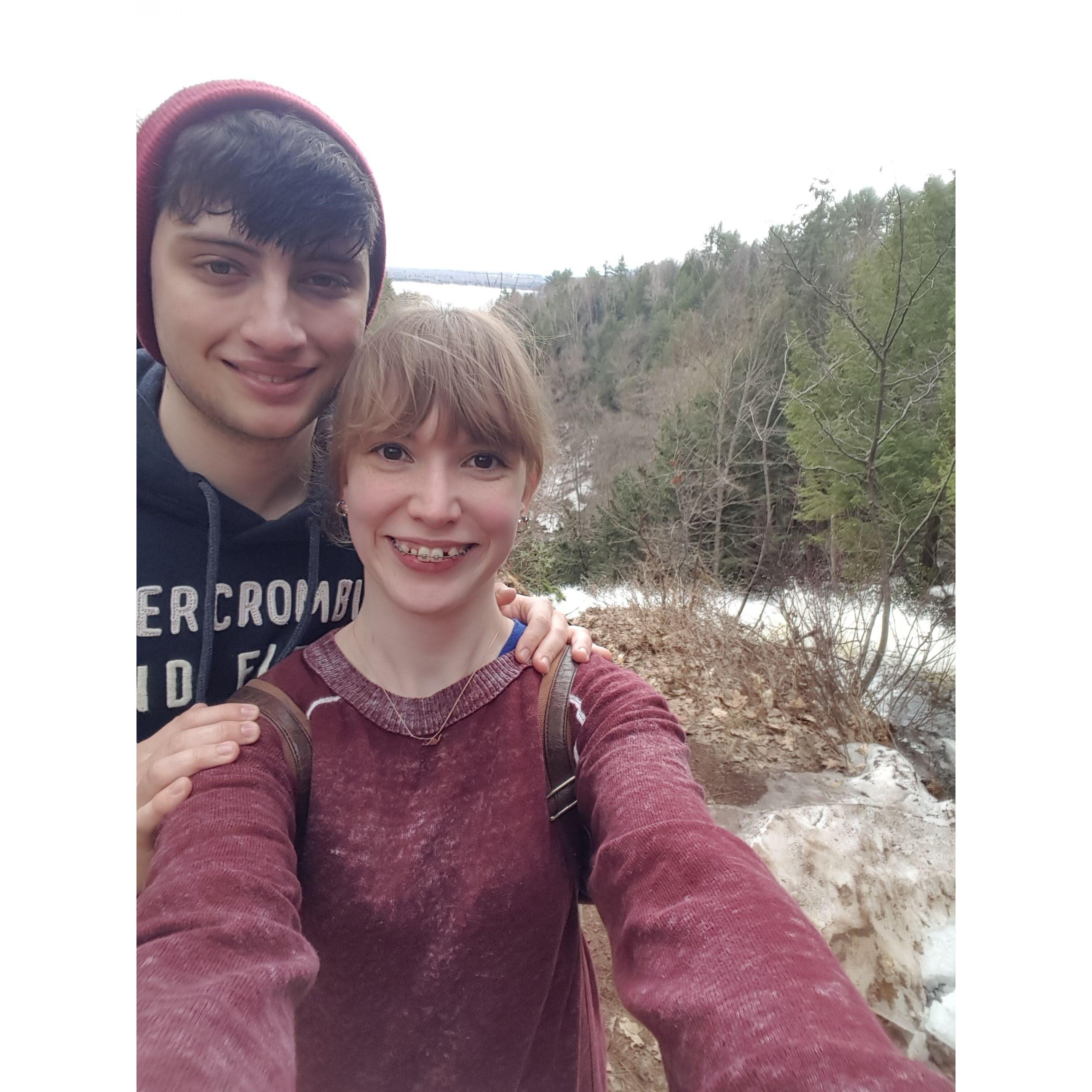 Our first hike together May 2018