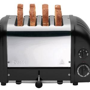 Dualit Classic 4 Slice NewGen Toaster - Matt Black