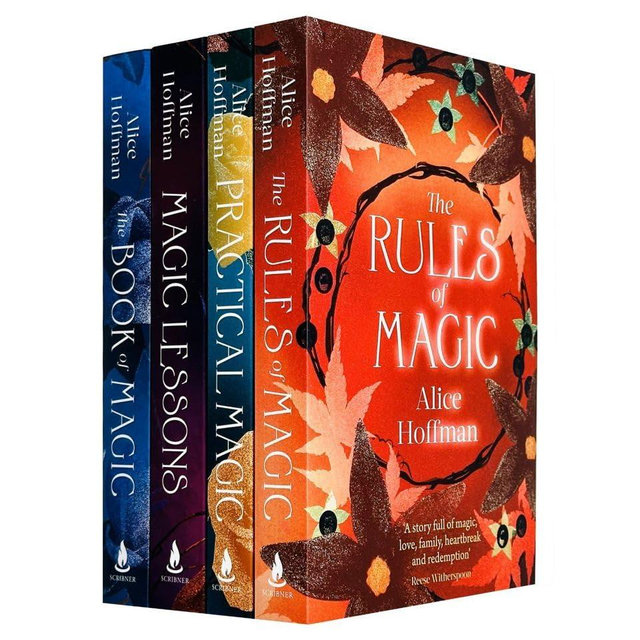 The Practical Magic Series Collection 4 Books Set By Alice Hoffman (Practical Magic, The Rules of Magic, Magic Lessons & The Book of Magic)