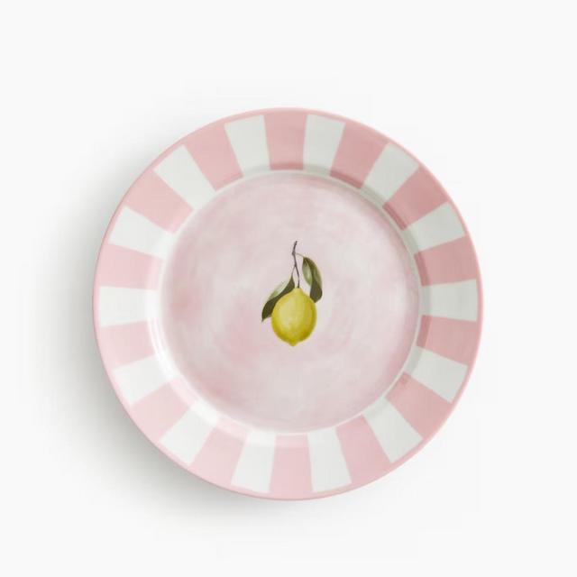 Medium-Sized Porcelain Plate with Motif