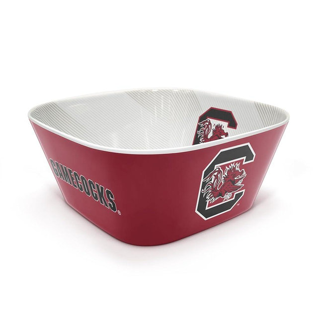 YouTheFan NCAA Officially-licensed Large Party Bowl - 100% Melamine, dishwasher safe, BPA free - holds large bag of chips - sleek design - perfect for game day or any day