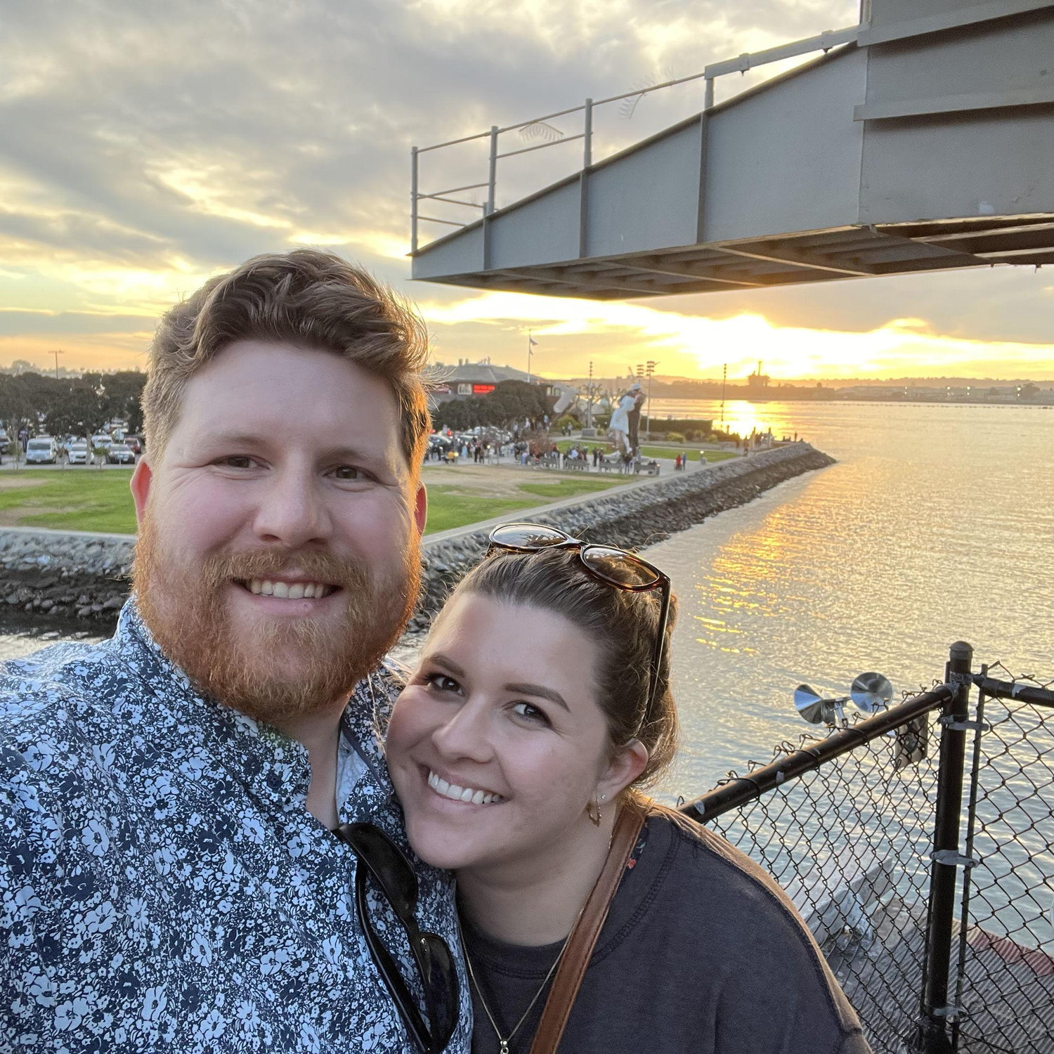 Evan's first trip to San Diego on the USS Midway