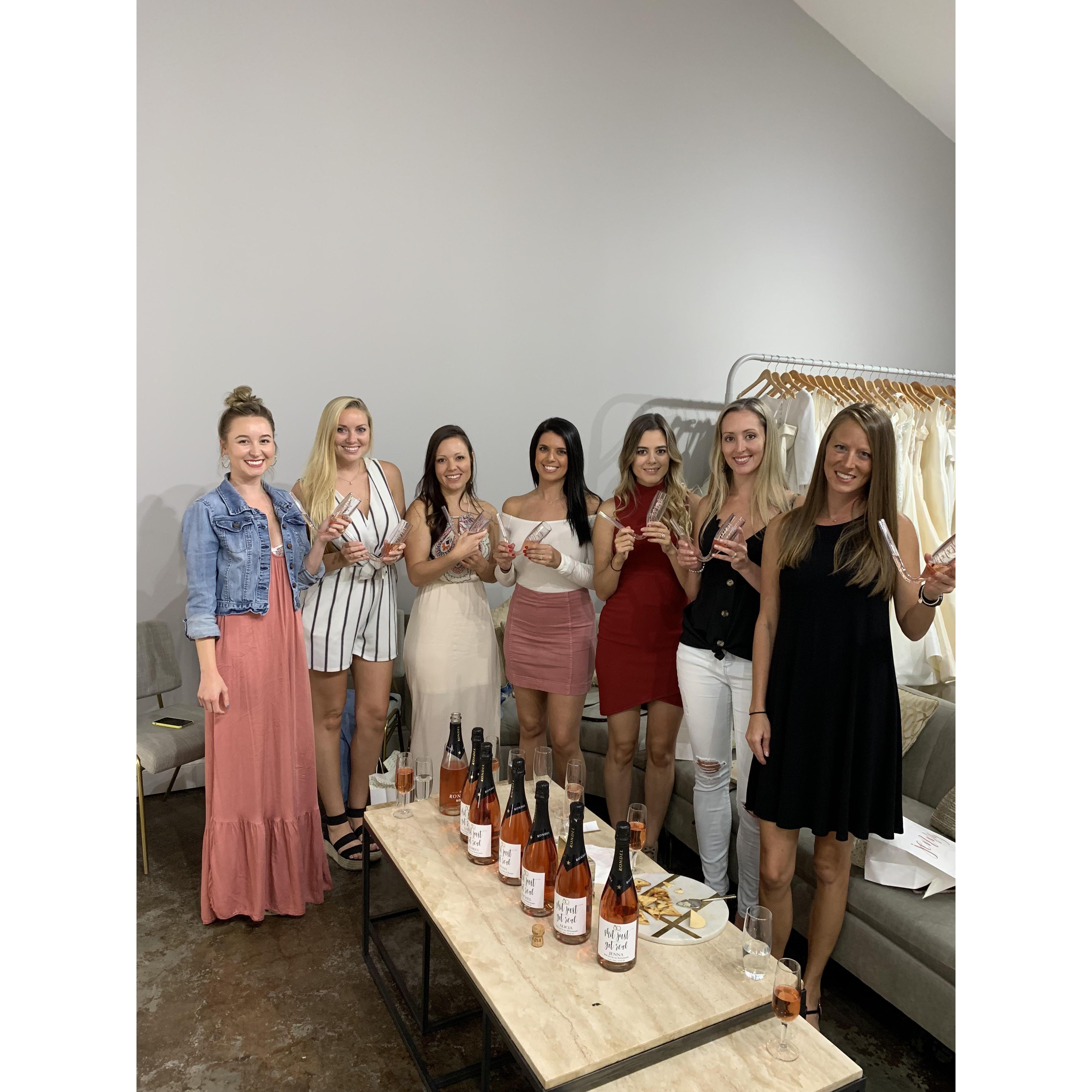 When my BEST Ladies said YES! To being our bridesmaids!