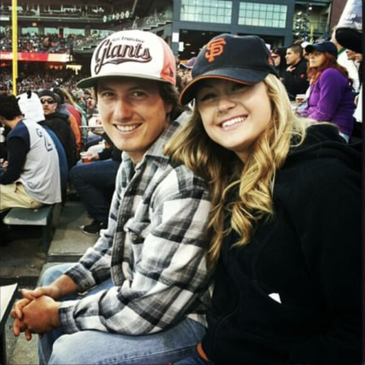 The year we met at a Giant's game in SF