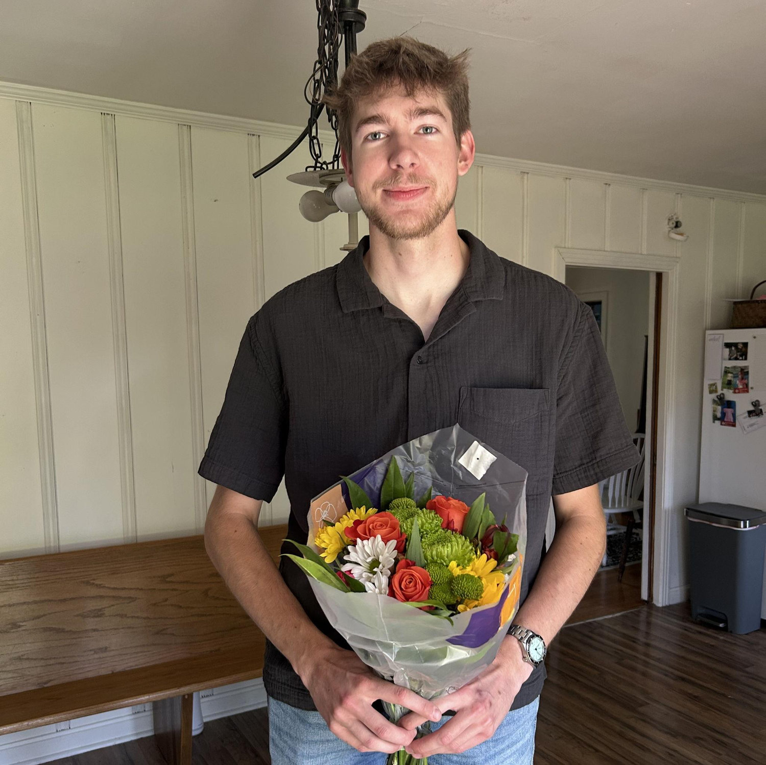 This was the bouquet Nick brought me the morning of the proposal. He was already tearing up