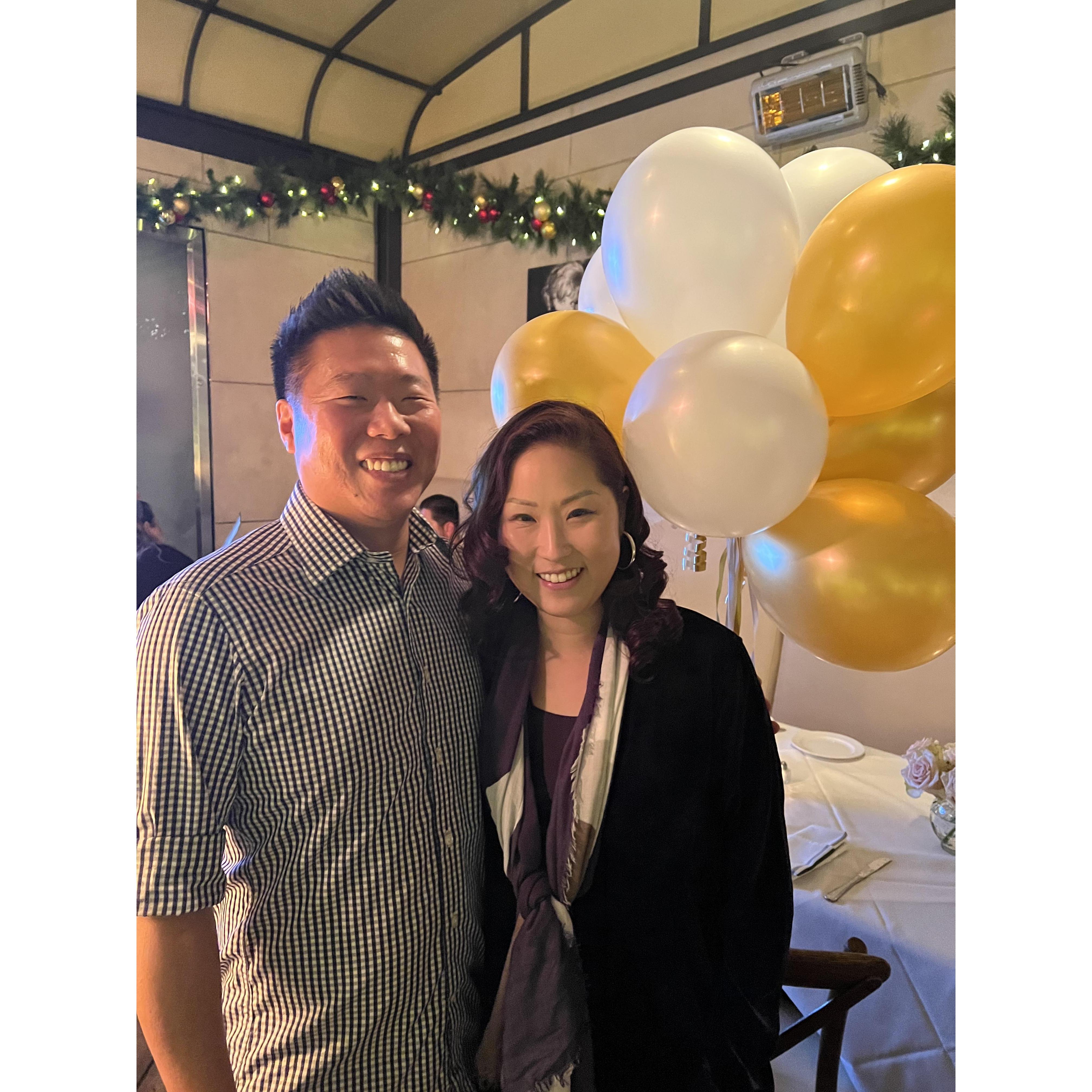 Engagement dinner at Quattro Restaurant, Costa Mesa 11.20.21