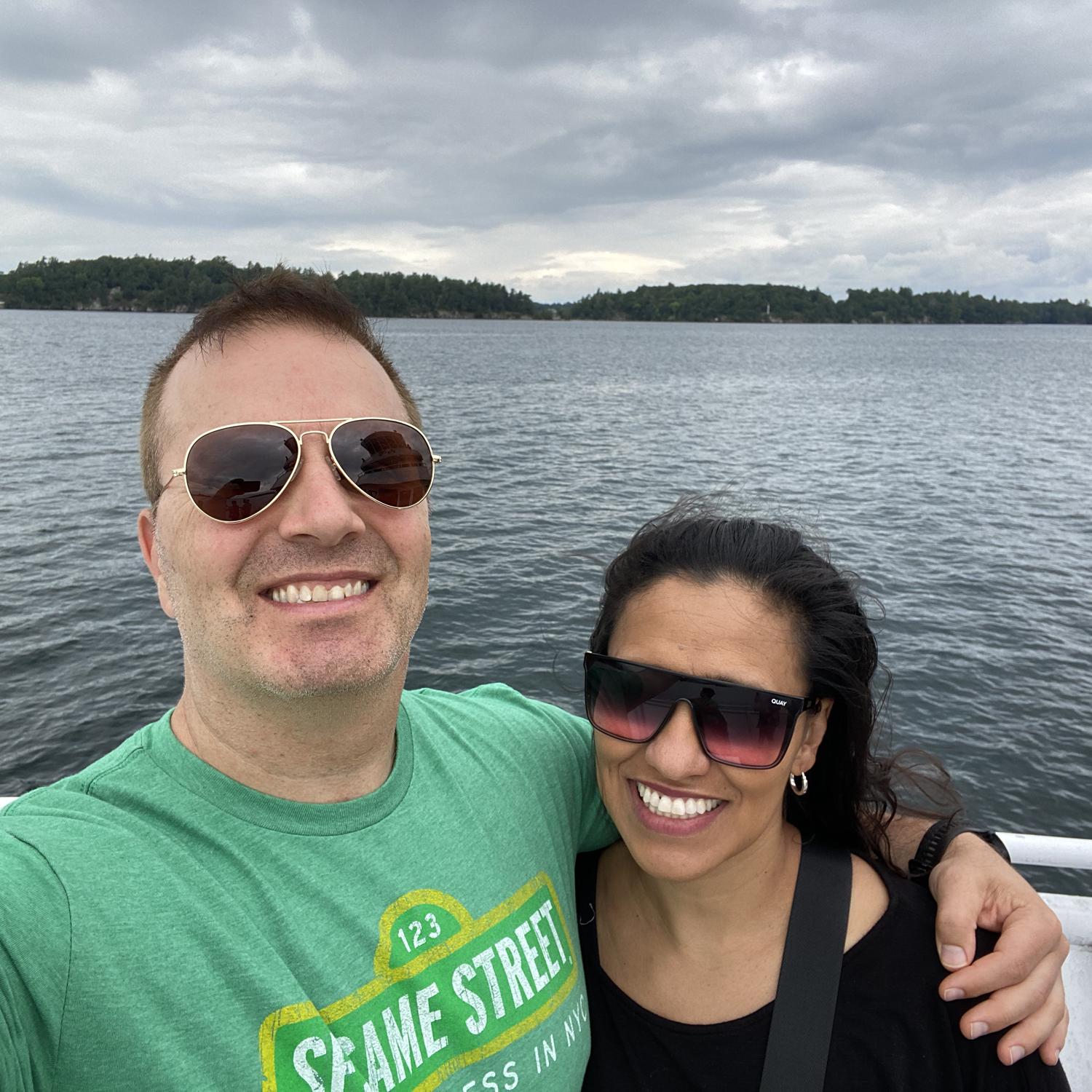 On Fourth Lake in the Adirondacks.