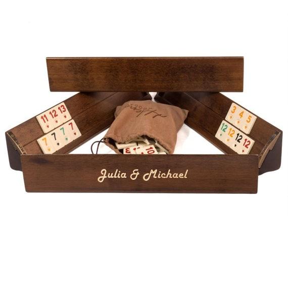 VIP Straight Rummy Set | Personalized Straight Rummy Cube Game Set - Gift for Dad