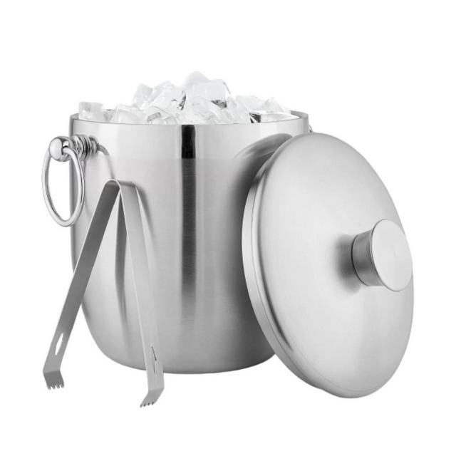 Zulay Kitchen 3 Liter Double-Wall Insulated Ice Bucket For Cocktail Bar