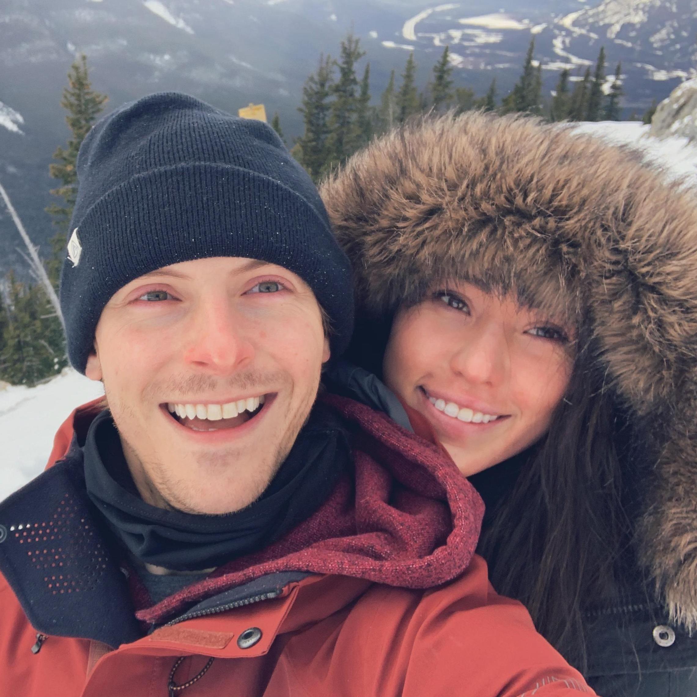 Chris surviving Canadian winters
