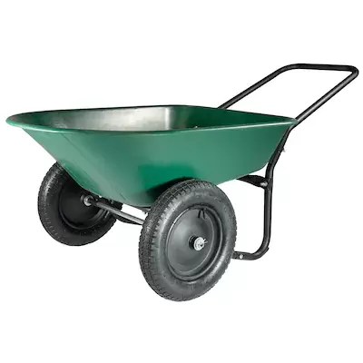 Marathon 5-cu ft Poly Wheelbarrow