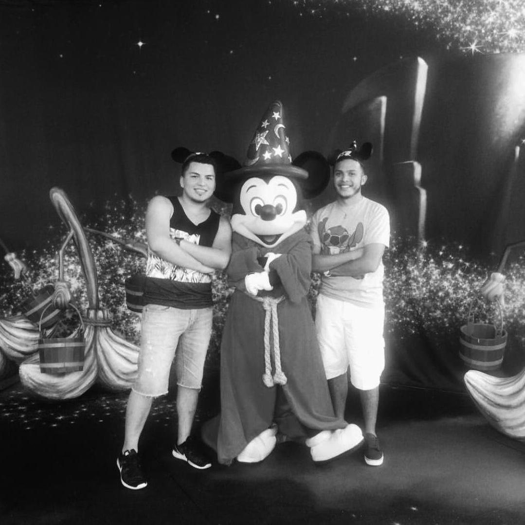 David's first trip to Disney!