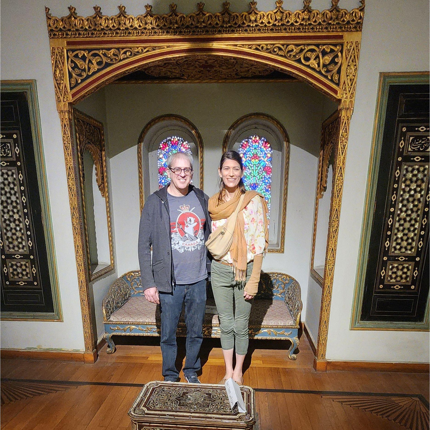 At the ceramics museum in Cairo, Egypt