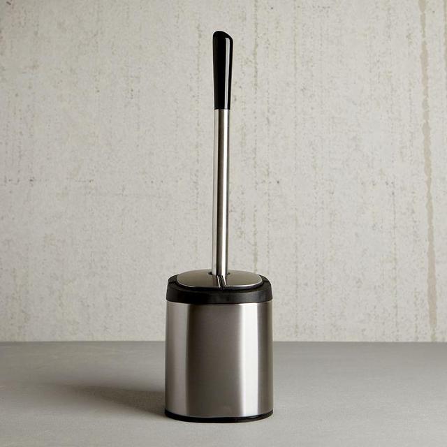 Toilet Brush with Self-Closing Lid