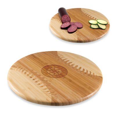 MLB Seattle Mariners Homerun! 12-Inch Bamboo Cutting Board
