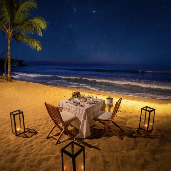 Romantic Dinner by the Ocean