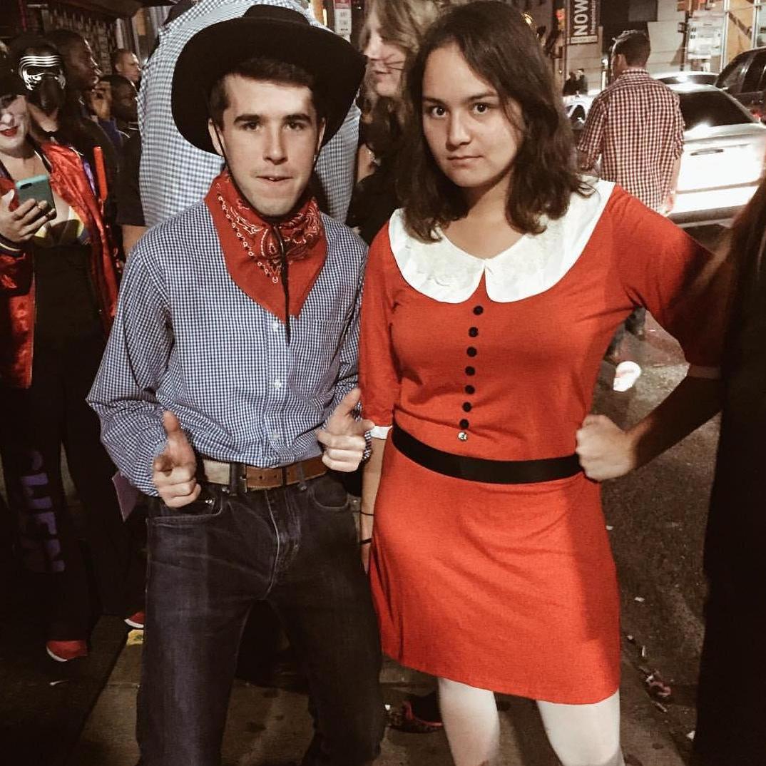 Halloween as Mike Teavee and Veruca, 2016.