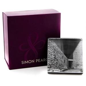 Simon Pearce Woodbury Square Photo Block in a Gift Box
